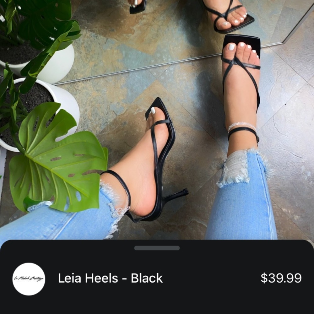2 Pairs of Heels - Black & White